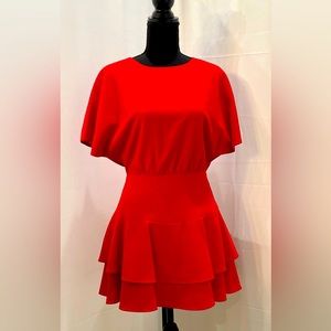 Alice and Olivia Flirty Red Party Dress - Size 4 - Never Worn